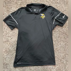 Vikings Nike Black Small Men’s Polo